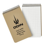 ODIN Modestone - Small Waterproof Notebook - Coyote