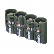 Storacell Slim Line CR123 Battery Holder 4 Pack