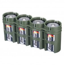 Storacell Slim Line D4 Battery Holder 4 Pack