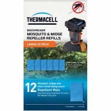 Thermacell Backpacker Mosquito Repeller Mat Refills - 12 pack