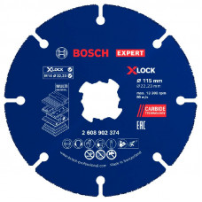 Bosch EXPERT Multi Material Carbide Cutting Disc X-Lock 115 x 22.23mm Bosch EXPERT Multi Material Carbide Cutting Disc X-Lock 115 x 22.23mm