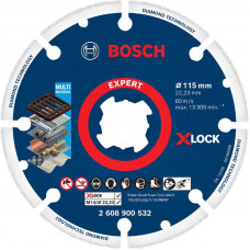 Bosch EXPERT Diamond Metal Wheel X-Lock Cutting Disc 115 x 22.23mm Bosch EXPERT Diamond Metal Wheel X-Lock Cutting Disc 115 x 22.23mm