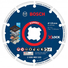 Bosch EXPERT Diamond Metal Wheel X-Lock Cutting Disc 125 x 22.23mm