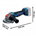 Bosch PRO GWX 18V-11PS Cordless Angle Grinder with X-LOCK Bosch PRO GWX 18V-11PS Cordless Angle Grinder with X-LOCK