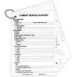 A6 Combat Service Support Slate / Crib Card Pack (CSS)