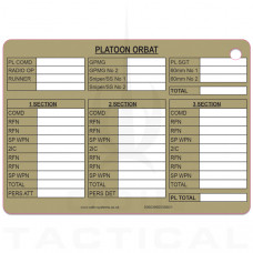 A6 Platoon ORBAT Card