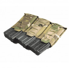 Blue Force Gear Triple Stackable Ten-Speed M4 Mag Pouch - Multicam
