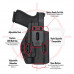 GLOCK 17/19 TLR-1/HL IWB Tactical ALPHA Right Kydex Holster