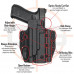 GLOCK 19/23/45 TLR-7 OWB Covert Right Kydex Holster