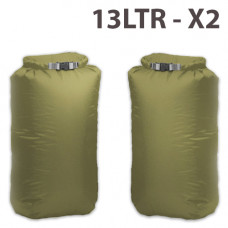 Exped  Waterproof 13 Ltr Twin Pack Dry Bags