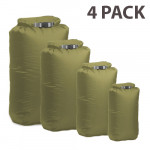 Exped Waterproof Dry Bags Pack of 4 (XS, S, M & L)