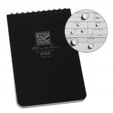 RITR All Weather D.O.P.E Logbook (746) Black
