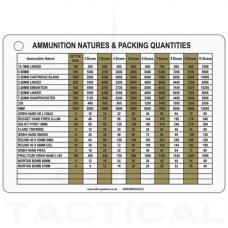A6 RQMS Ammo Slate Cards