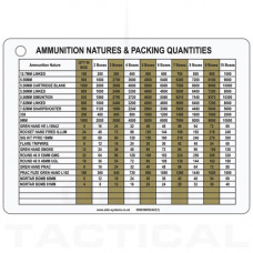 A6 RQMS Ammo Slate Cards