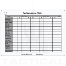 A6 Section Ammo Dual Sided Slate Cards