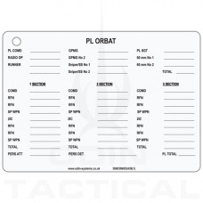 B6 Platoon ORBAT Slate / Crib  Cards