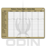 A5 Platoon/Troop/Flight Battle Slate Card