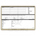 A6 7 Questions Combat Estimate Battle Slate / Crib Card 
