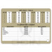 A6 Ammo/Mag Conversion Slate / Crib Cards