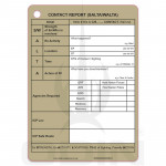 A6 Contact Report Slate (SALTA/WALTA)