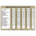 A6 RQMS Ammo Slate Cards