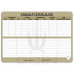 A6 Section Ammo / Casualty State Slate Cards